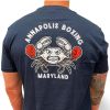 Annapolis Boxing Navy Tee – Fighting Crab Edition Photo 2